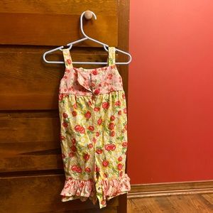 Ricrac and Ruffles size 0-3 romper